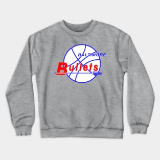 Defunct - Baltimore Bullets 1963 Basketball Crewneck Sweatshirt